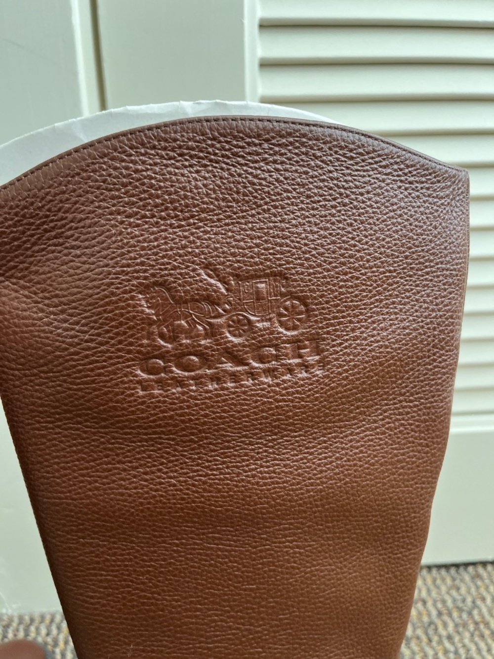 Coach Knee level Leather Boots - Picture 2 of 6